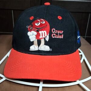 M&M'S Racing Team Black and Red Cap